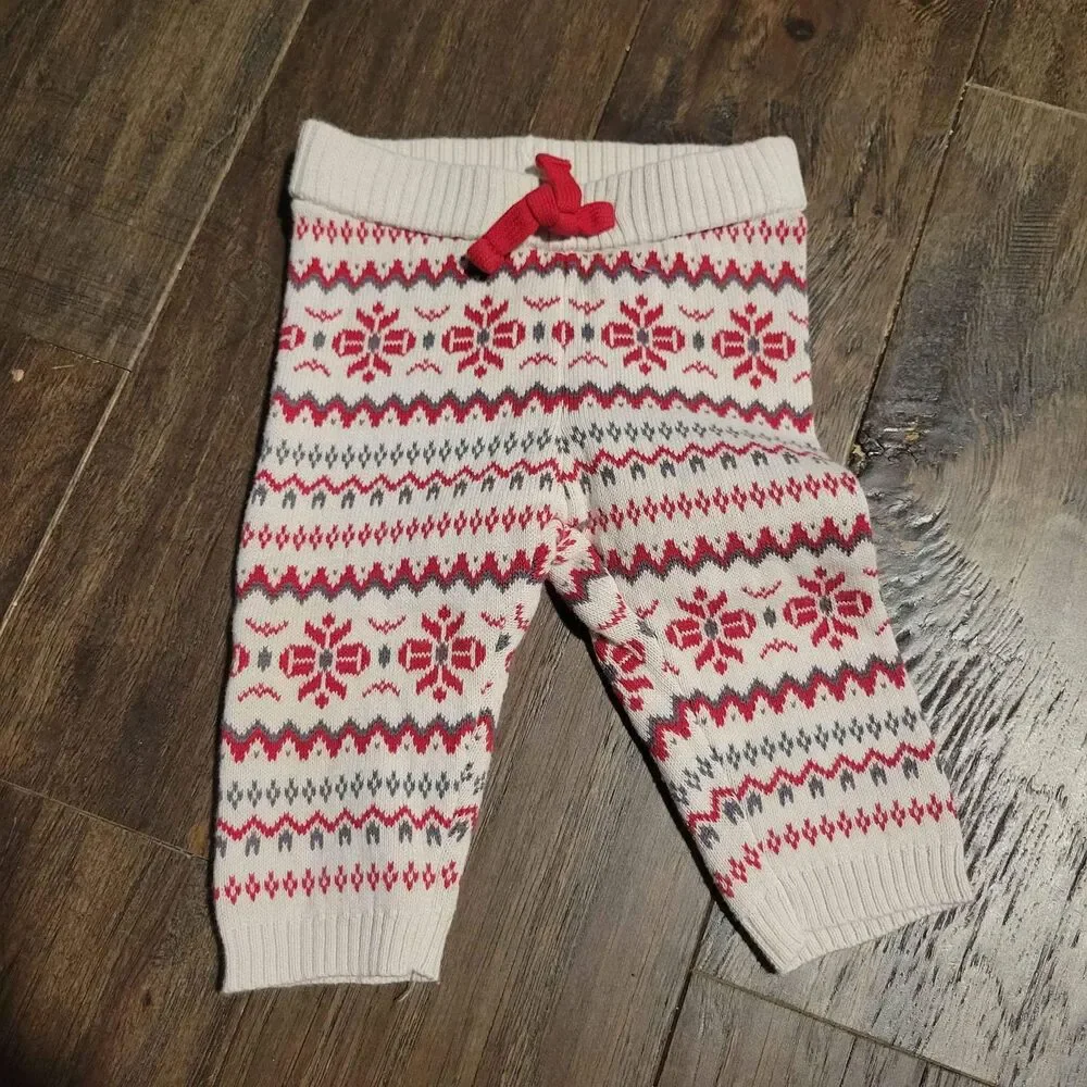 Gymboree baby knit pant 0-3‎ month